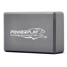 Блок для йоги PowerPlay 4006 Yoga Brick 229х152х76мм, сірий, код: PP_4006_Grey_Yoga_Brick