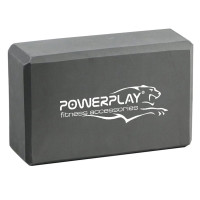 Блок для йоги PowerPlay 4006 Yoga Brick 229х152х76мм, сірий, код: PP_4006_Grey_Yoga_Brick