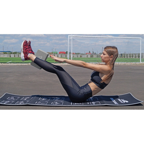 Блок для йоги PowerPlay 4006 Yoga Brick 229х152х76мм, сірий, код: PP_4006_Grey_Yoga_Brick