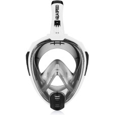 Повнолицьова маска Aqua Speed Drift 7087 S/M, чорний-білий, код: 5908217670878