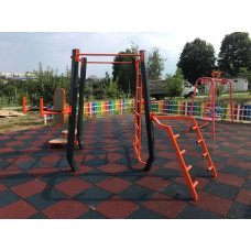 Мультифітнес станція InterAtletika Medium, 4590х3664х2425 мм, код: SM801-SM