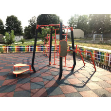 Мультифітнес станція InterAtletika Medium, 4590х3664х2425 мм, код: SM801-SM