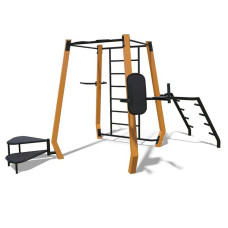 Мультифітнес станція InterAtletika Medium, 4590х3664х2425 мм, код: SM801-SM
