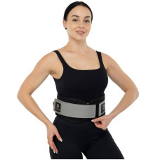 Пояс атлетичний посилений регульований Ezous Lifting Belt Armor розмір M, чорний-сірий, код: O-03_M