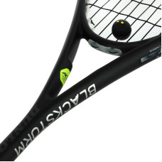 Ракетка для сквошу Dunlop D SR Blackstorm Graphite HL чорний-жовтий, код: DL773407-S52