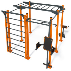 Спортивний комплекс InterAtletika Workout PRO Mid-1 3272х4404х2671 мм, код: KF902.21-SM