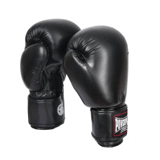 Боксерські рукавиці PowerPlay чорні 14 унцій, код: PP_3004_14oz_Black