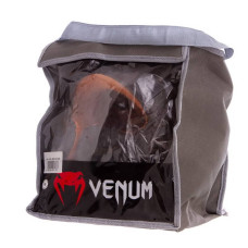 Шолом боксерський в мексиканському стилі Venum Giant шкіряний M, чорний-білий, код: BO-6652_MBKW