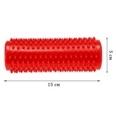 Масажний циліндр EasyFit Spindle з шипами 150х50 мм, червоний, код: EF-1070-R -EF