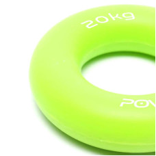 Еспандер кистьовий силіконовий PowerPlay Hand Grip Ring Medium 20 кг, зелений, код: PP_4324_20kg