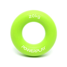 Еспандер кистьовий силіконовий PowerPlay Hand Grip Ring Medium 20 кг, зелений, код: PP_4324_20kg
