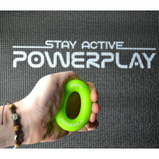 Еспандер кистьовий силіконовий PowerPlay Hand Grip Ring Medium 20 кг, зелений, код: PP_4324_20kg