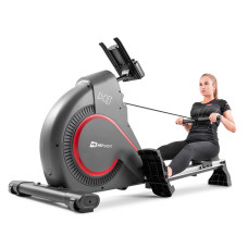 Гребний тренажер Hop-Sport HS-095R Spike сірий, код: 5902308219519