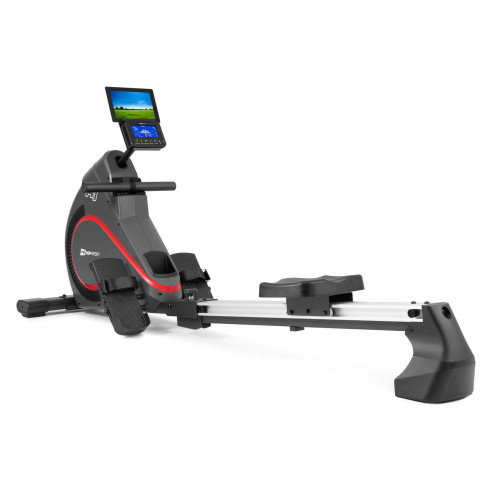 Гребний тренажер Hop-Sport HS-095R Spike сірий, код: 5902308219519