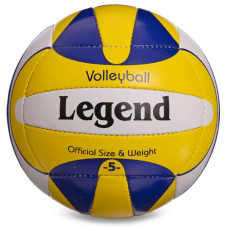 М"яч волейбольний Legend №5 PU, жовтий-синій-білий, код: LG2010