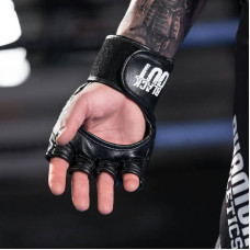 Рукавиці для ММА Phantom Blackout S/M, чорний, код: PHMMAG1648-SM
