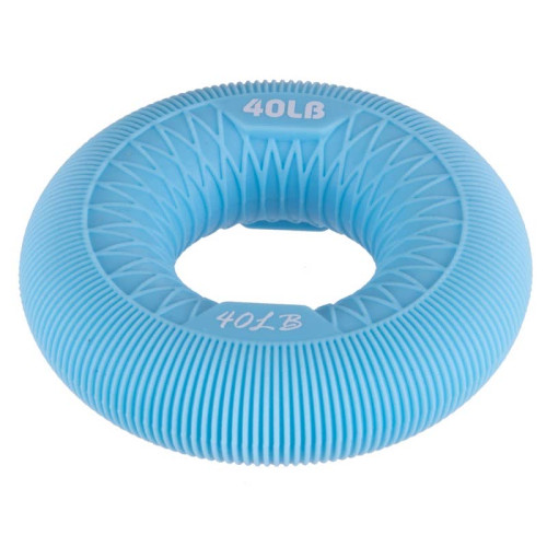 Еспандер кистьовий кільце FitGo Jello 40LB блакитний (1шт), код: FI-2526_N-S52