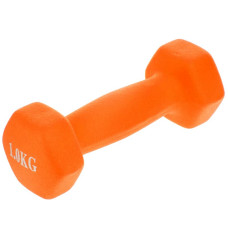 Гантелі для фітнесу FitGo Веселка з неопреновим покриттям 1x1 кг червоний, код: TA-0001-1_R-S52