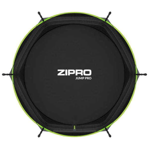 Батут Zipro Jump Pro з внутрішньою сіткою 6FT 183 см, чорний-зелений, код: 5902659843166-IN