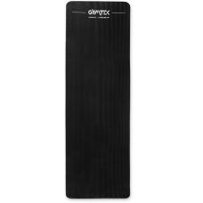 Килимок (мат) для йоги та фітнесу Gymtek NBR 1см чорний, код: 5907766663690