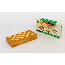 Шахи, шашки, нарди 3 в 1 ChessTour, код: W3517