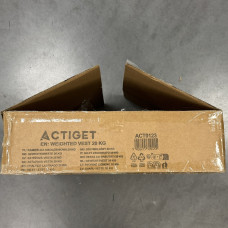 Жилет-обважнювач для тренувань Actiget 20 кг зі змінною вагою Black, код: ACT0123