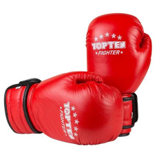 Боксерські рукавички TopTen X-2 шкіра, 12oz, червоний, код: TT-X212R-WS