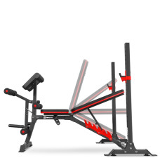 Лавка тренувальна Hop-Sport HS-1095 з партою Скотта, код: 5902308225336