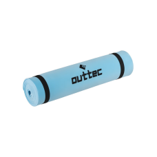 Килимок туристичний Outtec EVA 6 мм одношаровий з стяжками блакитний, код: 5907766660408