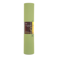 Килимок для йоги та фітнесу Cornix Green/Grey 183x61x0.6 см, код: XR-0008