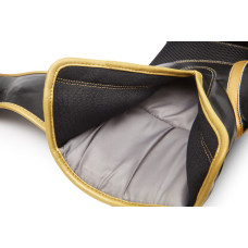 Боксерські рукавиці Reebok Boxing Gloves 10 унцій, чорний-золотистий, код: 885652010962