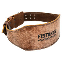 Пояс атлетичний шкіряний Fistrage 2XL, ширина-15см, коричневий, код: VL-6049_2XL