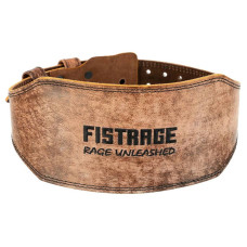 Пояс атлетичний шкіряний Fistrage 2XL, ширина-15см, коричневий, код: VL-6049_2XL