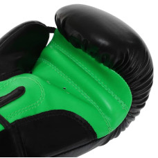 Рукавички боксерські Core Kids 2 унцій, чорний-салатовий, код: BO-8543_2LG