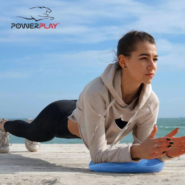 Балансувальна масажна подушка PowerPlay синя, код: PP_4009_Blue
