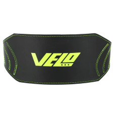 Пояс атлетичний шкіряний Velo M ширина-15см, чорний-салатовий, код: VL-9739_M