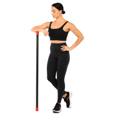 Бодібар Zelart Body Bar 2 кг, чорний-червоний, код: FI-4780-2