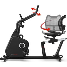 Горизонтальний велотренажер реабілітаційний Toorx Recumbent Bike BRXR Multifit, код: 930572-SVA