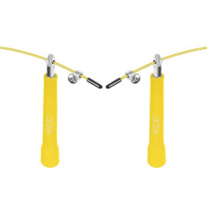 Скакалка швидкісна для кросфіту 4Fizjo Standard+ 300 см, жовтий, код: P-5907739311535