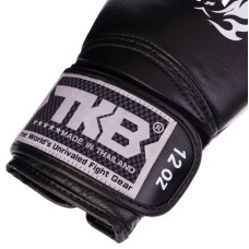 Рукавички боксерські Top King Super шкіряні 8 унцій, чорний, код: TKBGSV_8BK-S52