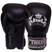 Рукавички боксерські Top King Super шкіряні 14 унцій, чорний, код: TKBGSV_14BK-S52