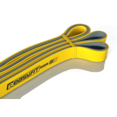 Двошарова резинка для підтягування EasyFit Premium 16-32 кг, жовтий, код: EF-2236-3-EF