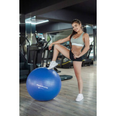 М"яч для фітнесу (фітбол) Power System Ø85 cm Pro Gymball Blue, код: PS-4018_85cm_Blue