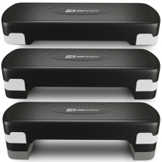 Степ платформа Hop-Sport HS-PP033AS чорно-біла, код: 5902308235311