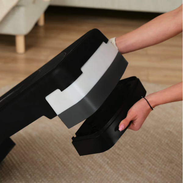 Степ платформа Hop-Sport HS-PP033AS чорно-біла, код: 5902308235311