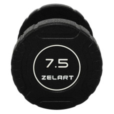 Гантель цільна професійна CPU покриття Zelart 1х7,5кг, чорний, код: TA-3111-7_5