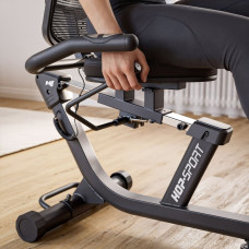 Горизонтальний велотренажер Hop-Sport HS-4500L Arkil чорно-золотистий, код: 5902308240285