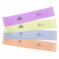 Набір резинок для вправ стрічки опорів Zelart Loop Bands 4шт, код: FI-9171