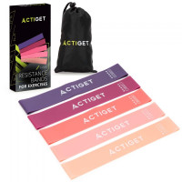 Резинки для фітнесу Actiget Mini Power Band набір 5 шт 1-20 кг, код: ACT0105