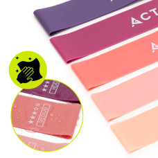 Резинки для фітнесу Actiget Mini Power Band набір 5 шт 1-20 кг, код: ACT0105